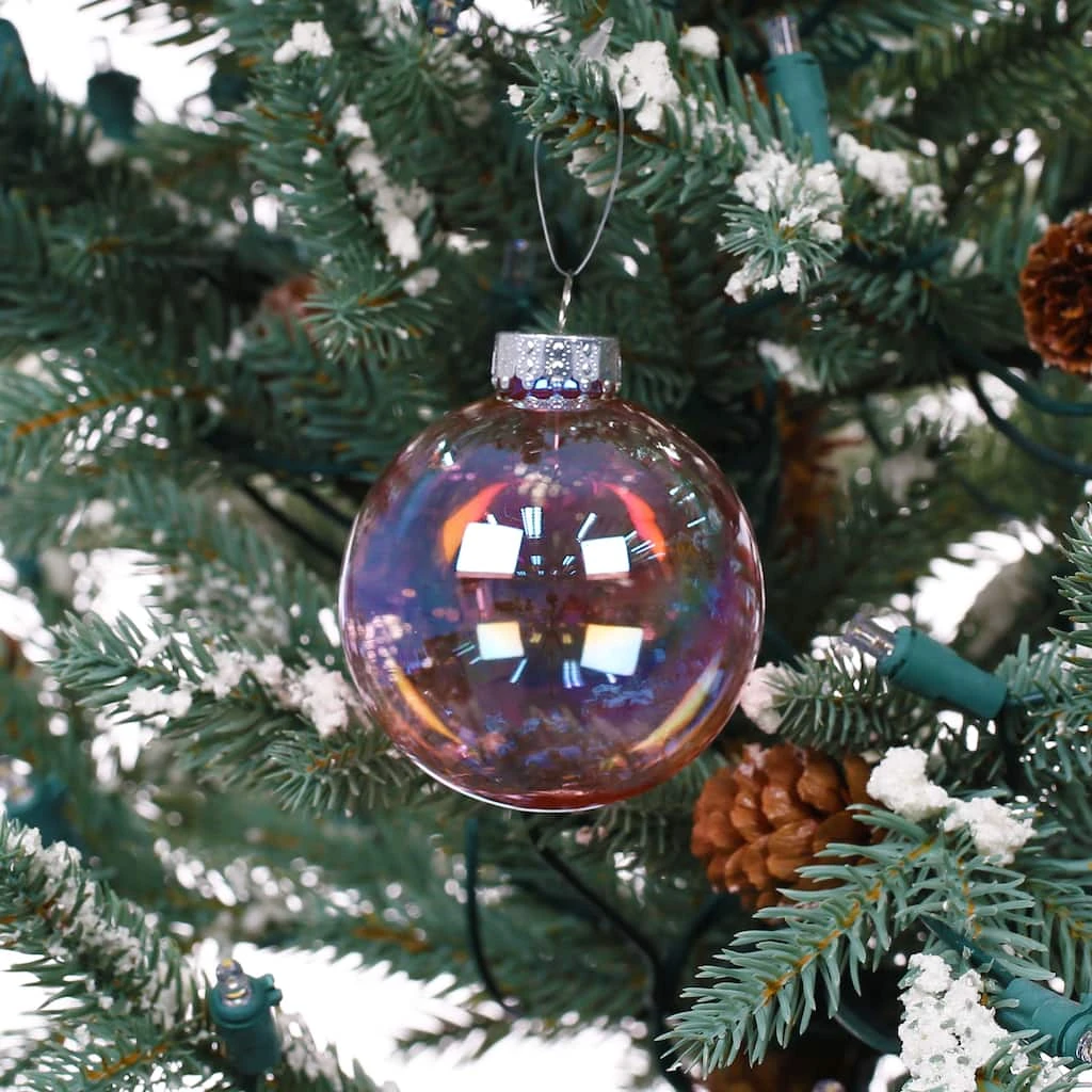 Brand new ❤️ Assorted 8ct. 2.5" Light Pink Glass Ball Ornaments by Ashland® 🎉 6 Brand new ❤️ Assorted 8ct. 2.5" Light Pink Glass Ball Ornaments by Ashland® 🎉 - Image 4