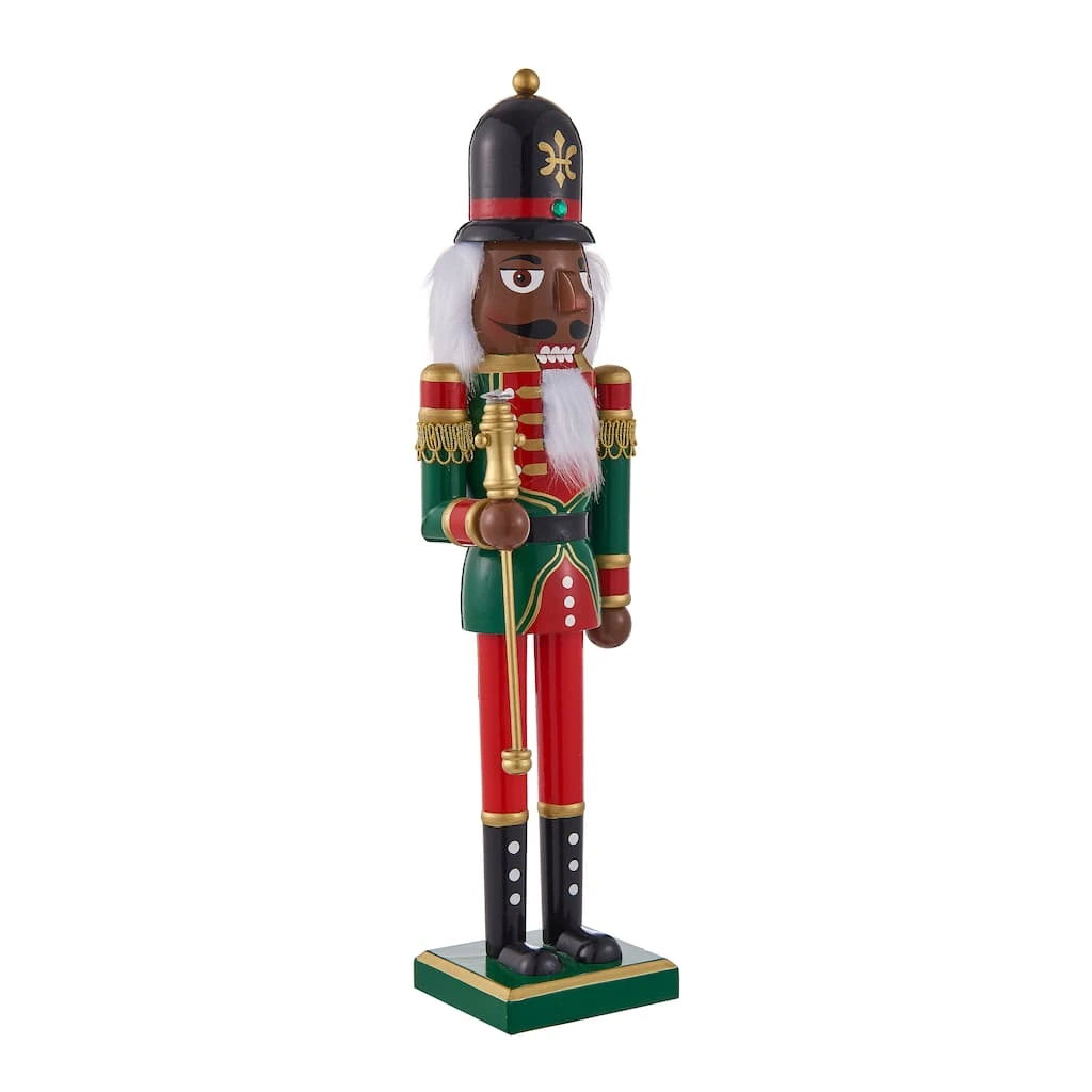 Outlet ✨ 16" Green Classic Nutcracker by Ashland® 🔔 4 Outlet ✨ 16" Green Classic Nutcracker by Ashland® 🔔 - Image 2