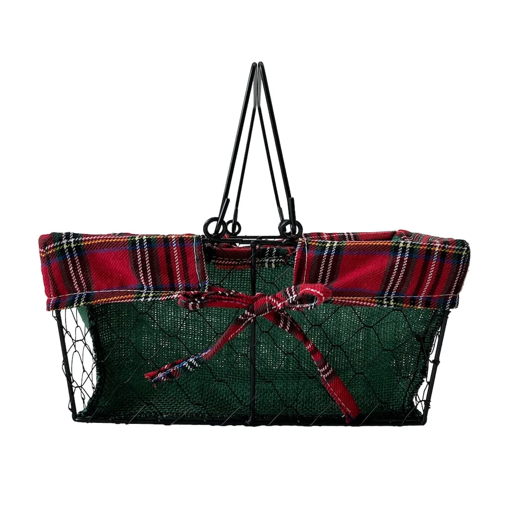 Top 10 β 11.5" Medium Wire Basket with Green Burlap by Ashland® π 3 Top 10 β 11.5" Medium Wire Basket with Green Burlap by Ashland® π