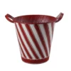 Best deal ⌛ 15" Medium Red Stripe Galvanize Bucket by Ashland® 🎉 -Outlet Yuletide Joy Store 10701816