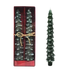 Budget ✨ Green Tree Taper Candles by Ashland®, 2ct. ✔️ -Outlet Yuletide Joy Store 10701837 2