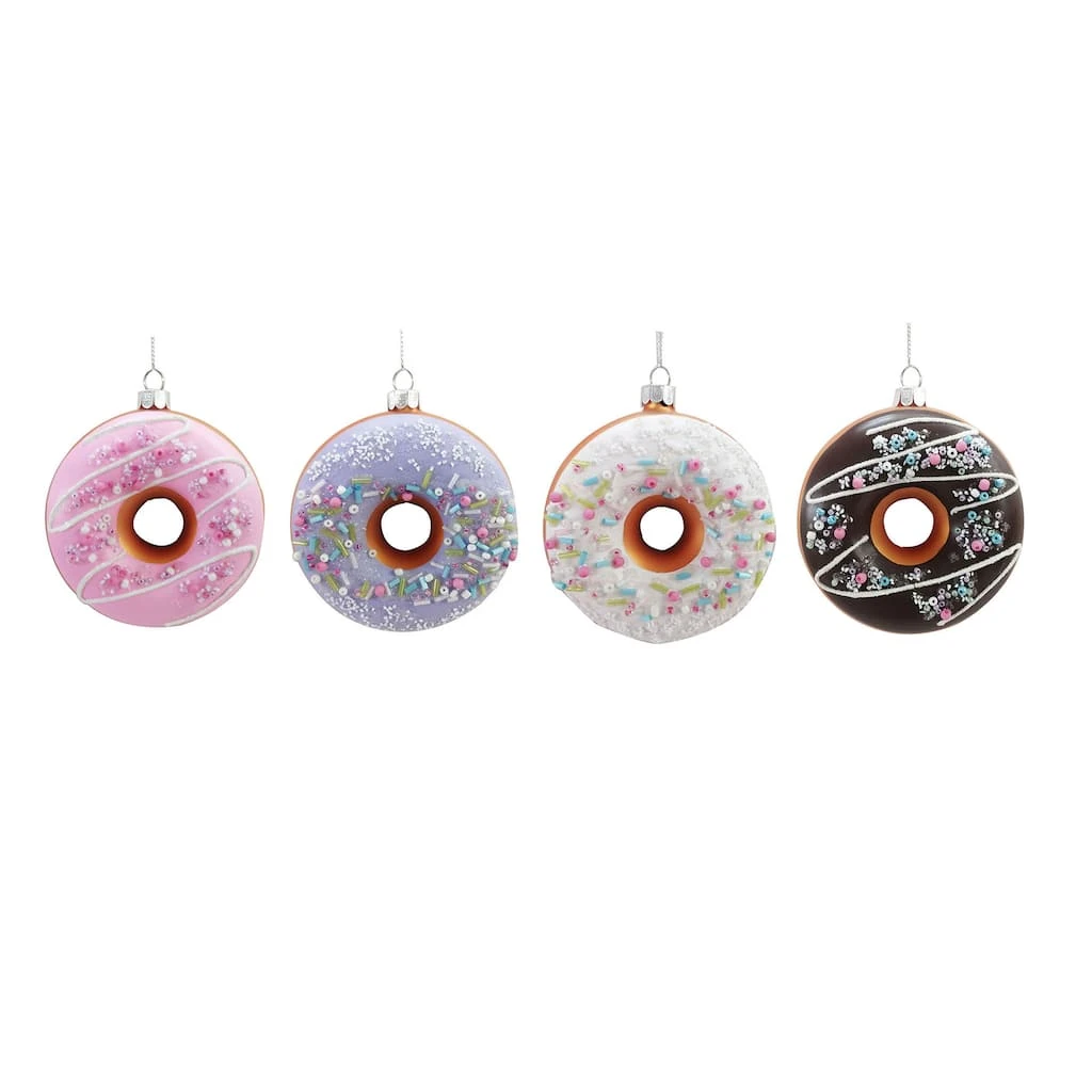 Coupon โ๏ธ Assorted 3.5" Glass Donut Ornament by Ashland® ๐ 3 Coupon โ๏ธ Assorted 3.5" Glass Donut Ornament by Ashland® ๐