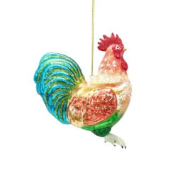 Deals 💯 Glass Rooster Ornament by Ashland® 🔔 -Outlet Yuletide Joy Store 10701849 3