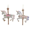 Outlet 👏 Assorted 6" Glass Carousel Ornament by Ashland® 🥰 -Outlet Yuletide Joy Store 10701851 1