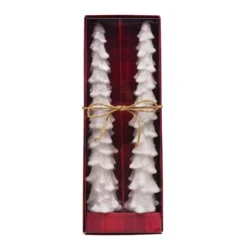 Outlet ⌛ 10.5" White ✨ Christmas Tree Taper Candles by Ashland®, 2ct. 🛒 -Outlet Yuletide Joy Store 10701852 3