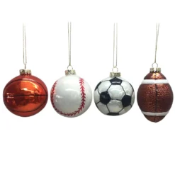 Budget 🔥 Assorted 3" Glass Sports Ball Ornament by Ashland® ⌛ -Outlet Yuletide Joy Store 10701855 3