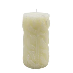 Top 10 🛒 3" x 6" Ivory Cable Knit Pillar Candle by Ashland® ✨