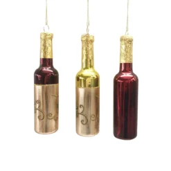 Cheap 😉 Assorted Glass Wine Bottle Ornament by Ashland® ✨ 7 Cheap 😉 Assorted Glass Wine Bottle Ornament by Ashland® ✨ -Outlet Yuletide Joy Store 10701873 3