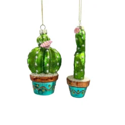 Best Pirce ✔️ Assorted Glass Cactus Ornament by Ashland® ❤️ 6 Best Pirce ✔️ Assorted Glass Cactus Ornament by Ashland® ❤️ -Outlet Yuletide Joy Store 10701874 2