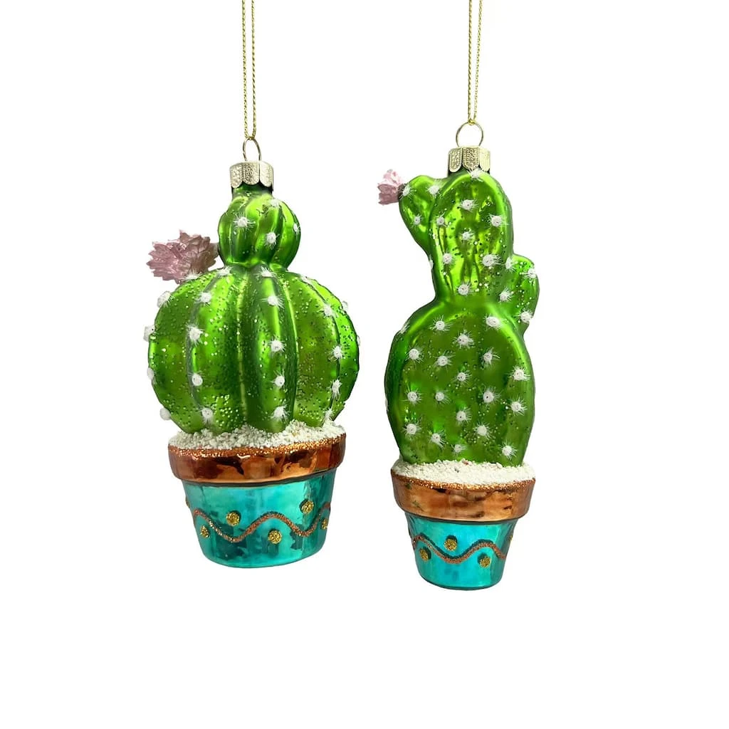 Best Pirce ✔️ Assorted Glass Cactus Ornament by Ashland® ❤️ 5 Best Pirce ✔️ Assorted Glass Cactus Ornament by Ashland® ❤️ - Image 3