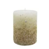 Cheap ⭐ 3" x 4" Champagne Beaded Pillar Candle by Ashland® ✨