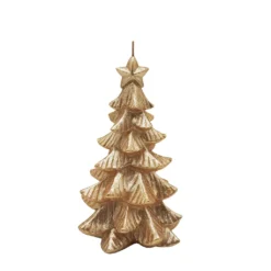 Buy 🔔 3.74" x 6.5" Gold Christmas Tree Candle by Ashland® 👍