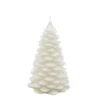 Cheap 🧨 4" x 6.5" White Christmas Tree Candle by Ashland® 🔔 -Outlet Yuletide Joy Store 10701952 1