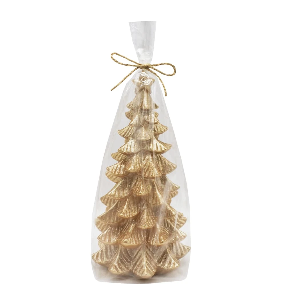 Deals ⌛ 5" x 10" Gold 🤩 Christmas Tree Candle by Ashland® 🧨 4 Deals ⌛ 5" x 10" Gold 🤩 Christmas Tree Candle by Ashland® 🧨 - Image 2