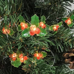 Flash Sale 👏 18ct. Holly Berries & Leaves LED Crafting Lights by Ashland® 👍 -Outlet Yuletide Joy Store 10701966 3