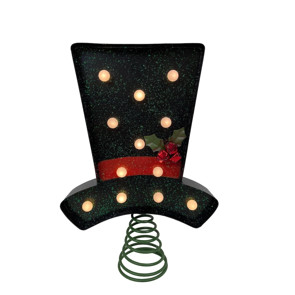Cheapest ⭐ 10" Snowman Top Hat Lighted Tree Topper by Ashland® 🤩 4 Cheapest ⭐ 10" Snowman Top Hat Lighted Tree Topper by Ashland® 🤩 - Image 2