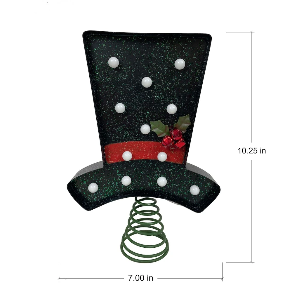 Cheapest ⭐ 10" Snowman Top Hat Lighted Tree Topper by Ashland® 🤩 6 Cheapest ⭐ 10" Snowman Top Hat Lighted Tree Topper by Ashland® 🤩 - Image 4