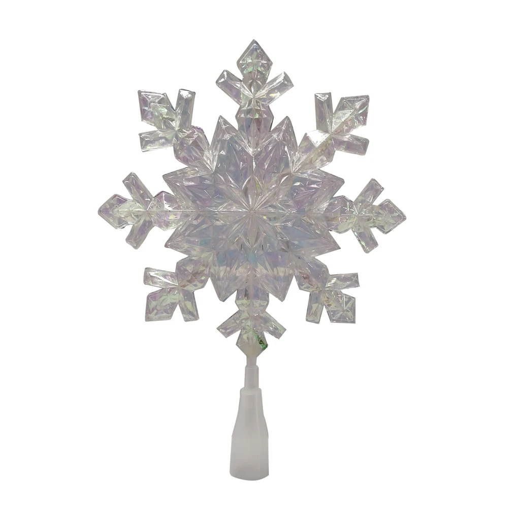 Hot Sale ✔️ 12.5" Iridescent Snowflake Lighted Tree Topper by Ashland® ✔️ 3 Hot Sale ✔️ 12.5" Iridescent Snowflake Lighted Tree Topper by Ashland® ✔️