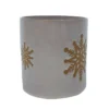 New 🧨 6" Ceramic Snowflake Pot by Ashland® ❤️ 1 New 🧨 6" Ceramic Snowflake Pot by Ashland® ❤️ -Outlet Yuletide Joy Store 10702362