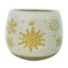 Cheapest 🧨 4.4" Ceramic Snowflake Pot by Ashland® 🔔 -Outlet Yuletide Joy Store 10702363 1