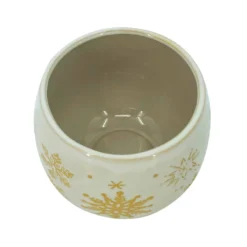 Cheapest 🧨 4.4" Ceramic Snowflake Pot by Ashland® 🔔 -Outlet Yuletide Joy Store 10702363 2