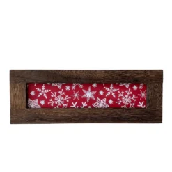 Wholesale 🎉 Small Wooden Snowflake Crate by Ashland® 😉 -Outlet Yuletide Joy Store 10702371 3