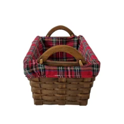 Brand new 👏 Small Chipwood Basket with Liner by Ashland® ✨ -Outlet Yuletide Joy Store 10702372 3