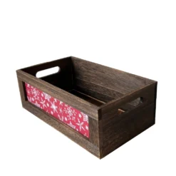 New ⭐ Medium Wooden Snowflake Crate by Ashland® 🥰