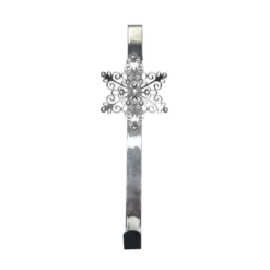 Promo 🎉 15'' Silver Snowflake Wreath Hanger by Ashland® ⌛