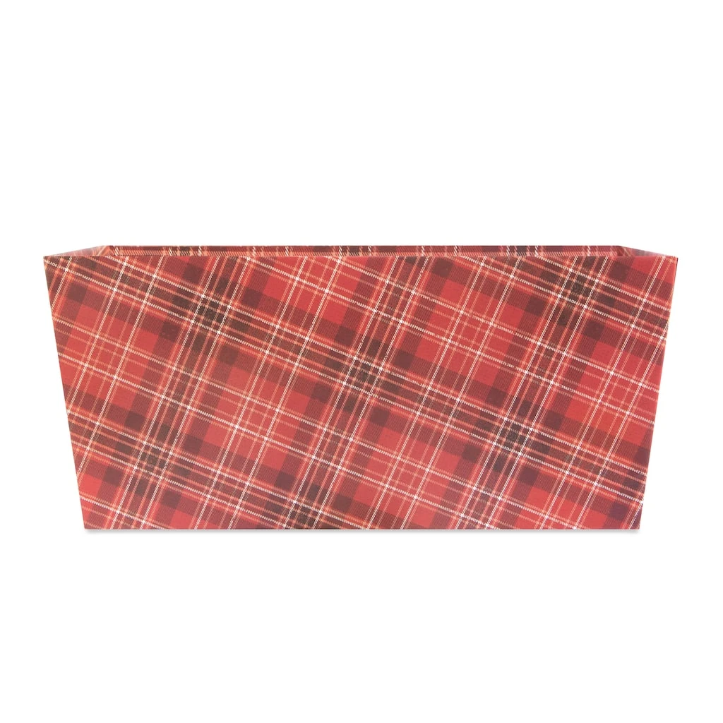 Cheapest 🤩 Small Red Plaid Christmas Gift Bin by Ashland® ✨ 4 Cheapest 🤩 Small Red Plaid Christmas Gift Bin by Ashland® ✨ - Image 2