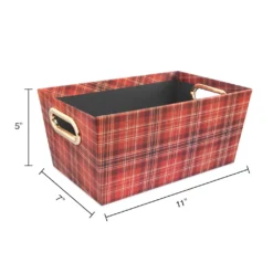 Cheapest 🤩 Small Red Plaid Christmas Gift Bin by Ashland® ✨ 8 Cheapest 🤩 Small Red Plaid Christmas Gift Bin by Ashland® ✨ -Outlet Yuletide Joy Store 10703264 3