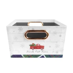 Promo 🧨 Large Tree Truck Christmas Gift Bin by Ashland® ❤️ -Outlet Yuletide Joy Store 10703266 4