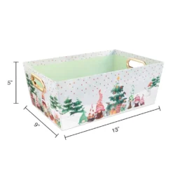 Brand new 🧨 Large Gnome Gift Bin by Ashland® 🎁 -Outlet Yuletide Joy Store 10703305 3