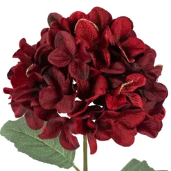 Cheapest ❤️ Burgundy Glitter Hydrangea Stem by Ashland® ✨ -Outlet Yuletide Joy Store 10703645 2