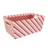 Wholesale ✨ Small Candy Cane Stripe Gift Bin by Ashland® 💯 -Outlet Yuletide Joy Store 10703903 1