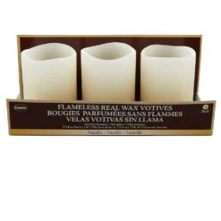 Best Sale 😉 Flameless Real Wax Votives, Vanilla by Ashland ⭐