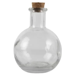 Hot Sale 💯 12 Pack: Round Glass Bottle with Cork by Ashland™ 🌟