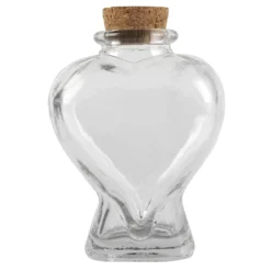 Buy 🎁 12 Pack: Heart-Shaped Glass Bottle by Ashland™ ⭐