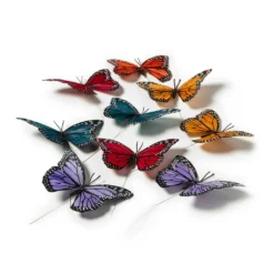 Brand new ✔️ 8 Packs: 10 ct. (80 total) Large Monarch Butterflies Value Pack by Ashland® 👍 -Outlet Yuletide Joy Store MP017012 21