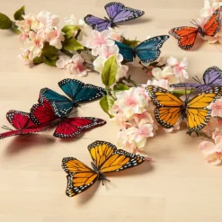 Brand new ✔️ 8 Packs: 10 ct. (80 total) Large Monarch Butterflies Value Pack by Ashland® 👍 -Outlet Yuletide Joy Store MP017012 22