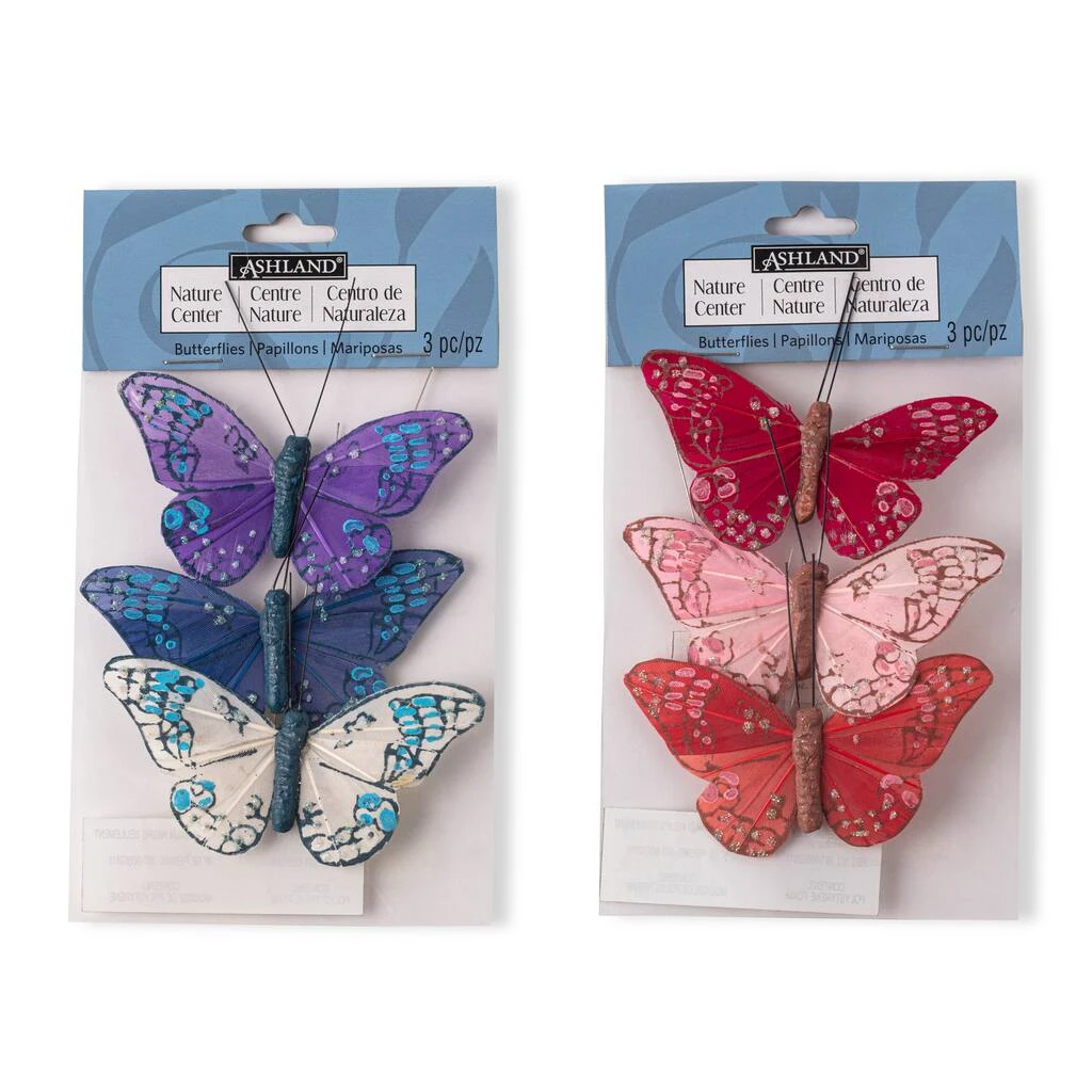Top 10 ⭐ 24 Packs: 3 ct. (72 total) Assorted Bright Butterflies by Ashland® ❤️ 7 Top 10 ⭐ 24 Packs: 3 ct. (72 total) Assorted Bright Butterflies by Ashland® ❤️ - Image 5