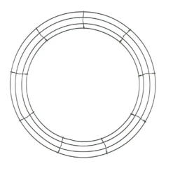 Promo ⭐ 10 Pack: 18" Wire Wreath Frame by Ashland® ✔️