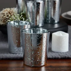 Flash Sale 🔥 12 Packs: 6 ct. (72 total) 2.5" Silver Mercury Glass Votive Holders by Ashland® Élégance™ ⌛ 9 Flash Sale 🔥 12 Packs: 6 ct. (72 total) 2.5" Silver Mercury Glass Votive Holders by Ashland® Élégance™ ⌛ -Outlet Yuletide Joy Store MP197809 20