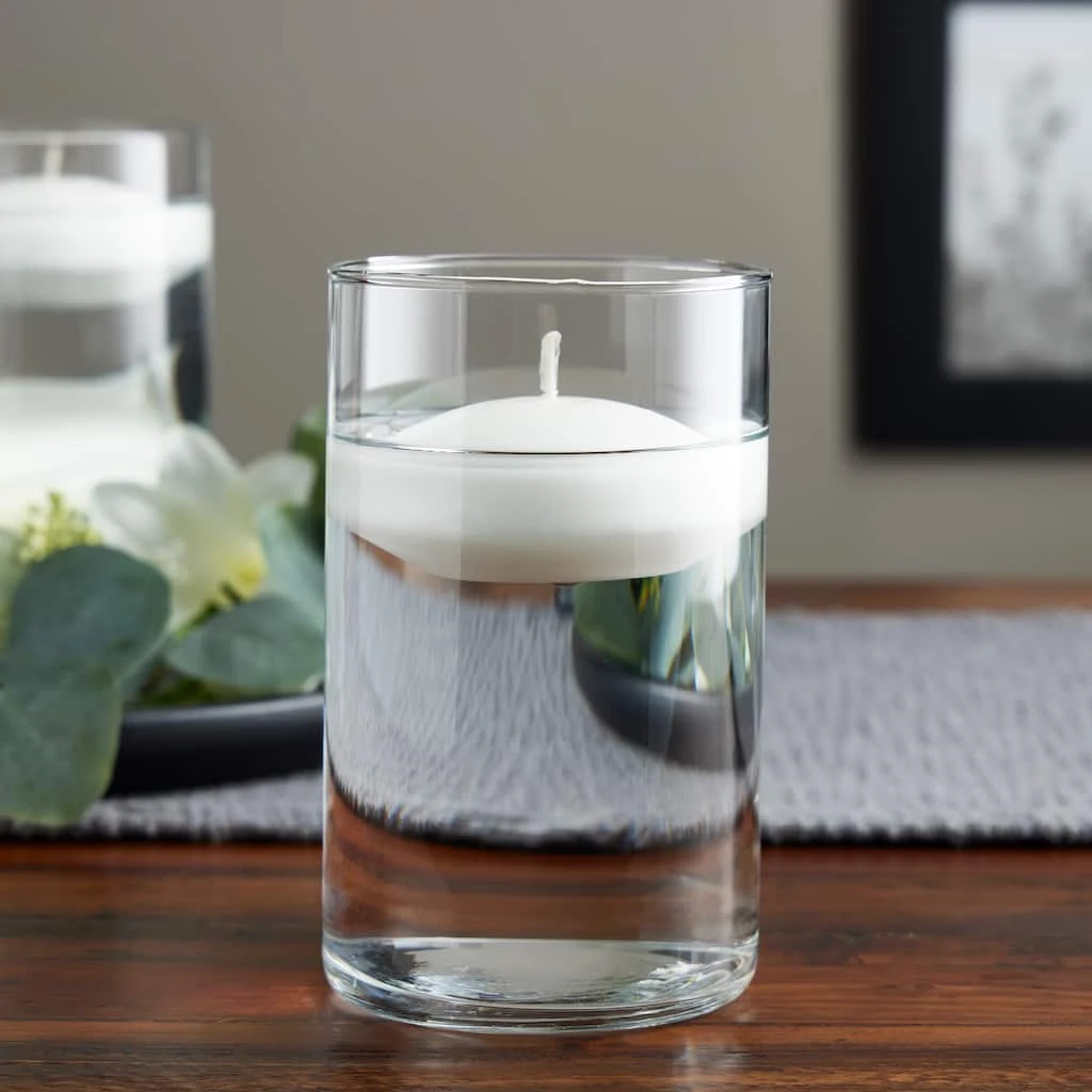 Promo ❤️ 12 Pack: 6" Cylinder Glass Candle Holder by Ashland® 🥰 4 Promo ❤️ 12 Pack: 6" Cylinder Glass Candle Holder by Ashland® 🥰 - Image 2