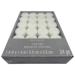 Buy 😀 12 Packs: 24 ct. (288 total) White Votives Value Pack by Ashland® Basic Elements™ 🥰 11 Buy 😀 12 Packs: 24 ct. (288 total) White Votives Value Pack by Ashland® Basic Elements™ 🥰 -Outlet Yuletide Joy Store MP317957 5
