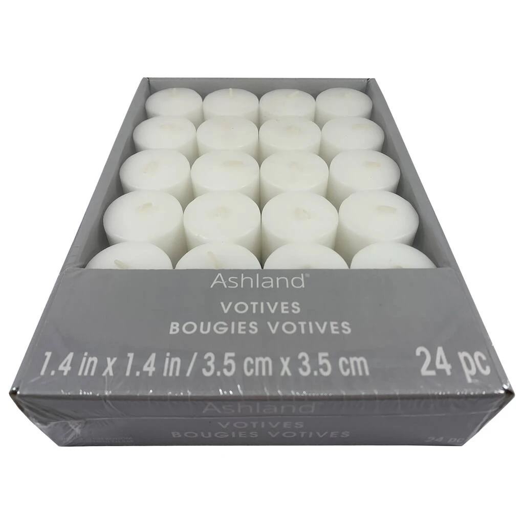 Buy 😀 12 Packs: 24 ct. (288 total) White Votives Value Pack by Ashland® Basic Elements™ 🥰 7 Buy 😀 12 Packs: 24 ct. (288 total) White Votives Value Pack by Ashland® Basic Elements™ 🥰 - Image 5