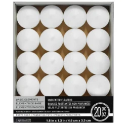 Hot Sale 😍 12 Packs: 40 ct. (240 total) Basic Elements™ White Floating Candles Value Pack by Ashland® ✔️