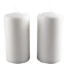 Buy ✨ 12 Packs: 2 ct. (24 total) White Pillar Candle Pair by Ashland® ⭐ -Outlet Yuletide Joy Store MP317969 1