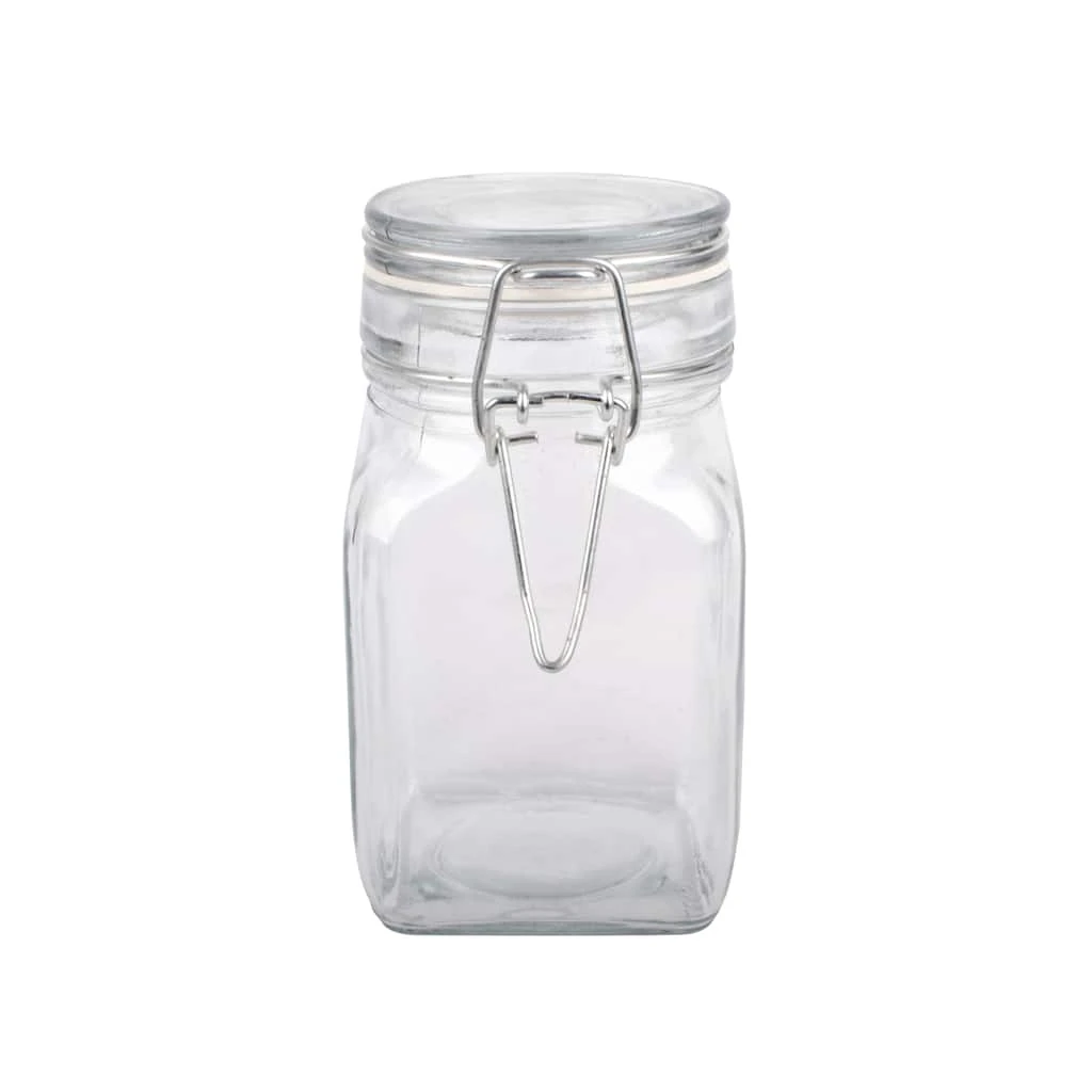 Brand new ⌛ 12 Pack: Square Glass Jar with Latch by Ashland® ⭐ 5 Brand new ⌛ 12 Pack: Square Glass Jar with Latch by Ashland® ⭐ - Image 3