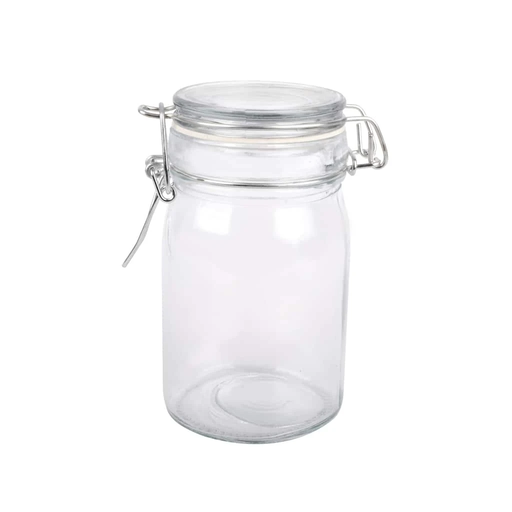 Budget ๐ 12 Pack: Round Glass Jar with Latch by Ashland® ๐คฉ 3 Budget ๐ 12 Pack: Round Glass Jar with Latch by Ashland® ๐คฉ